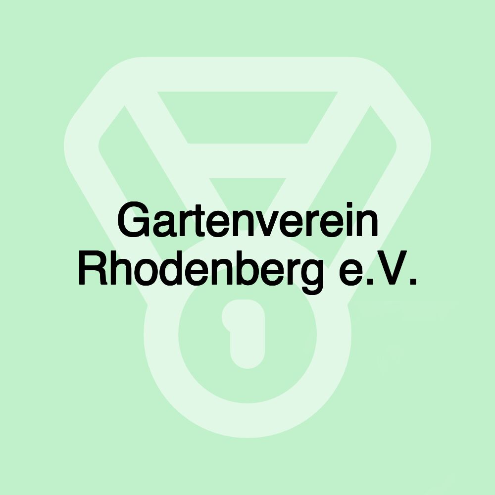 Gartenverein Rhodenberg e.V.