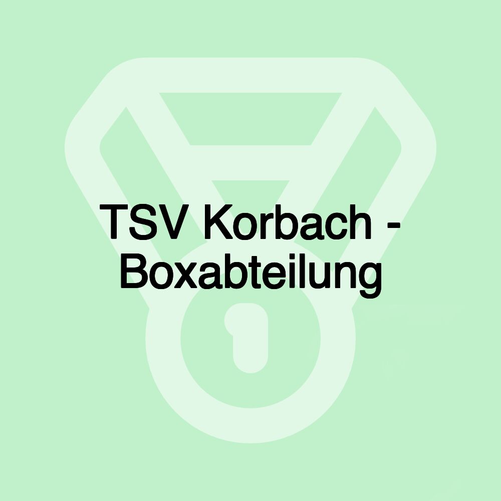 TSV Korbach - Boxabteilung