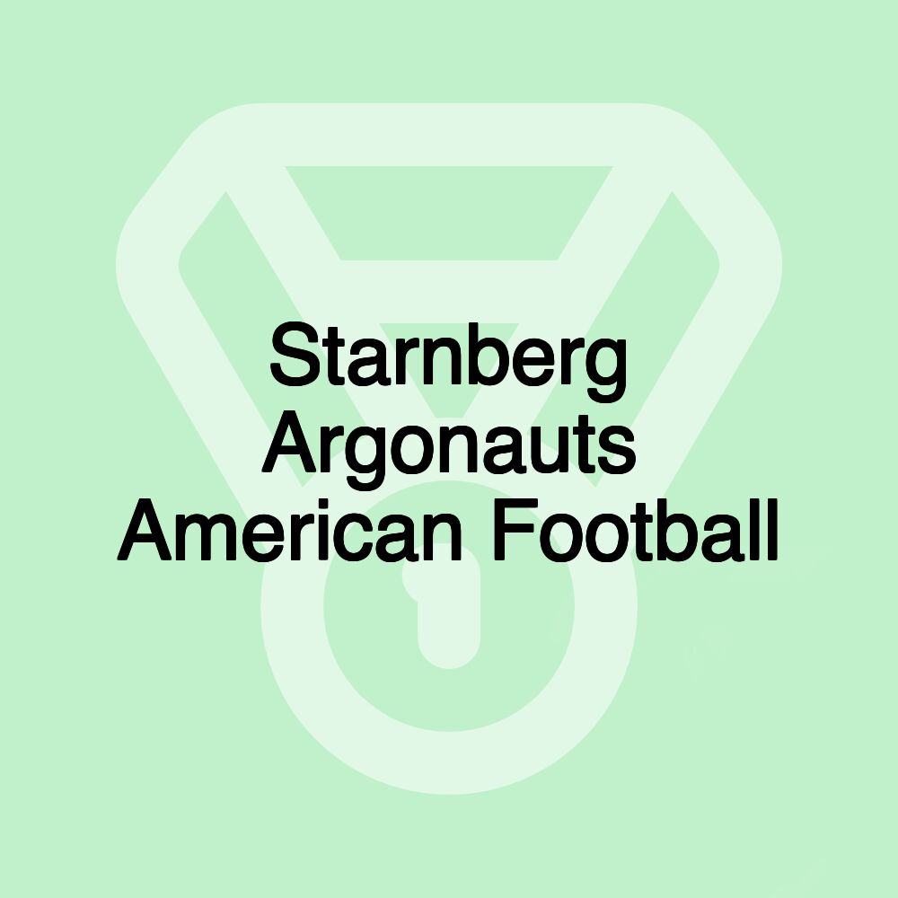 Starnberg Argonauts American Football