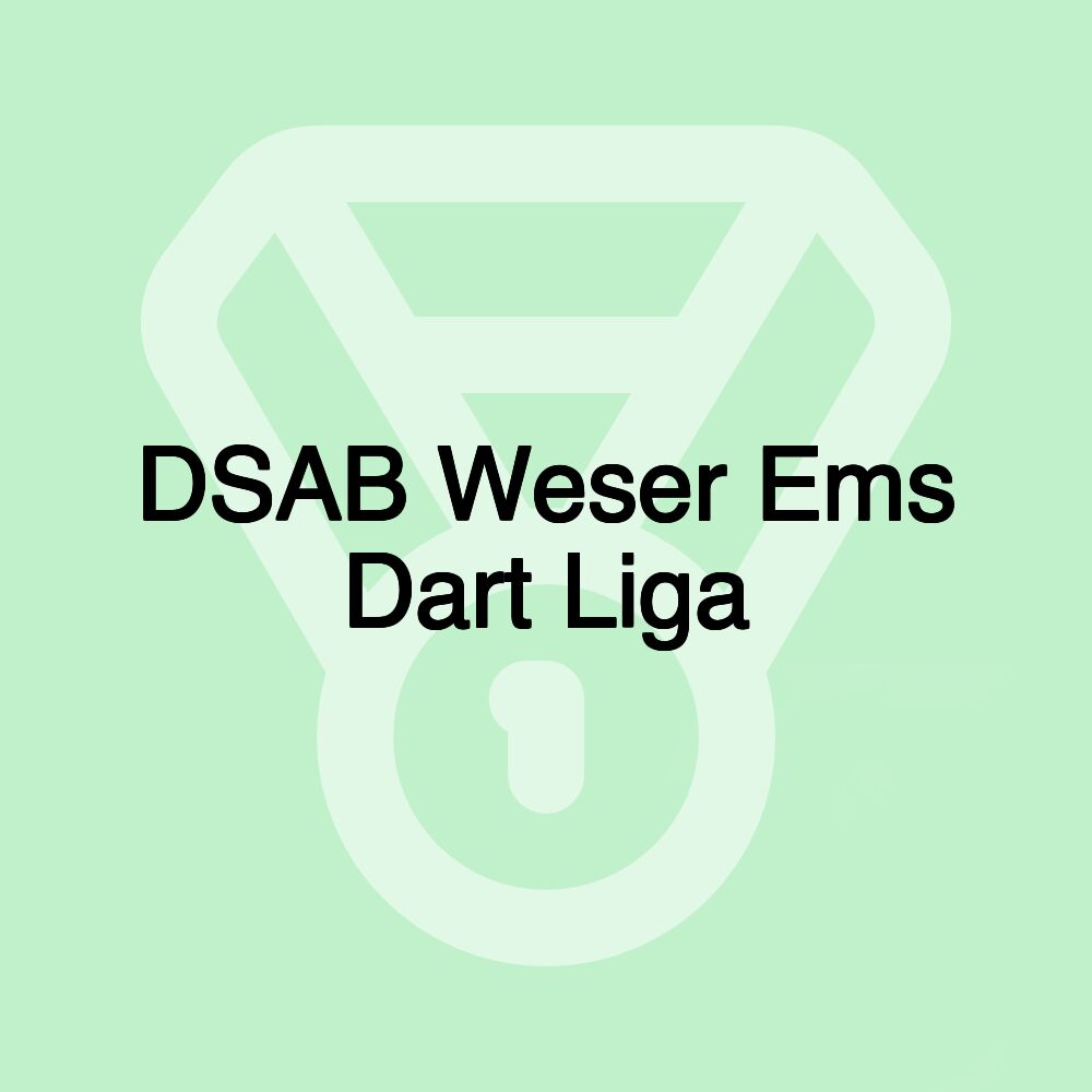 DSAB Weser Ems Dart Liga