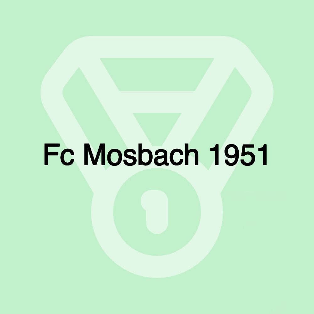 Fc Mosbach 1951