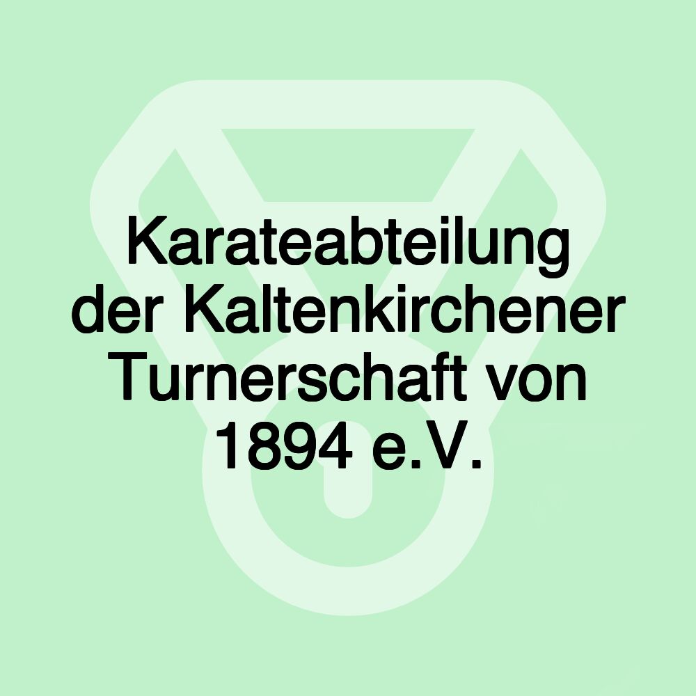 Karateabteilung der Kaltenkirchener Turnerschaft von 1894 e.V.