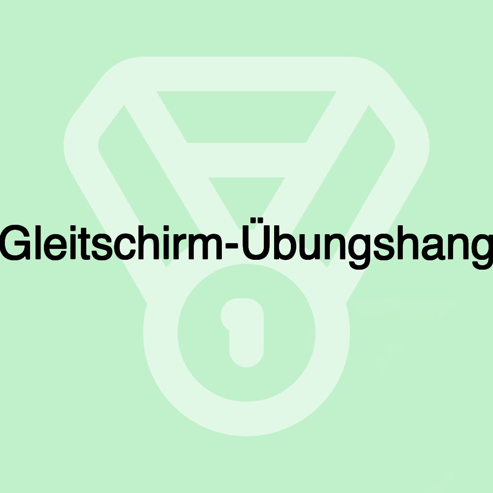 Gleitschirm-Übungshang