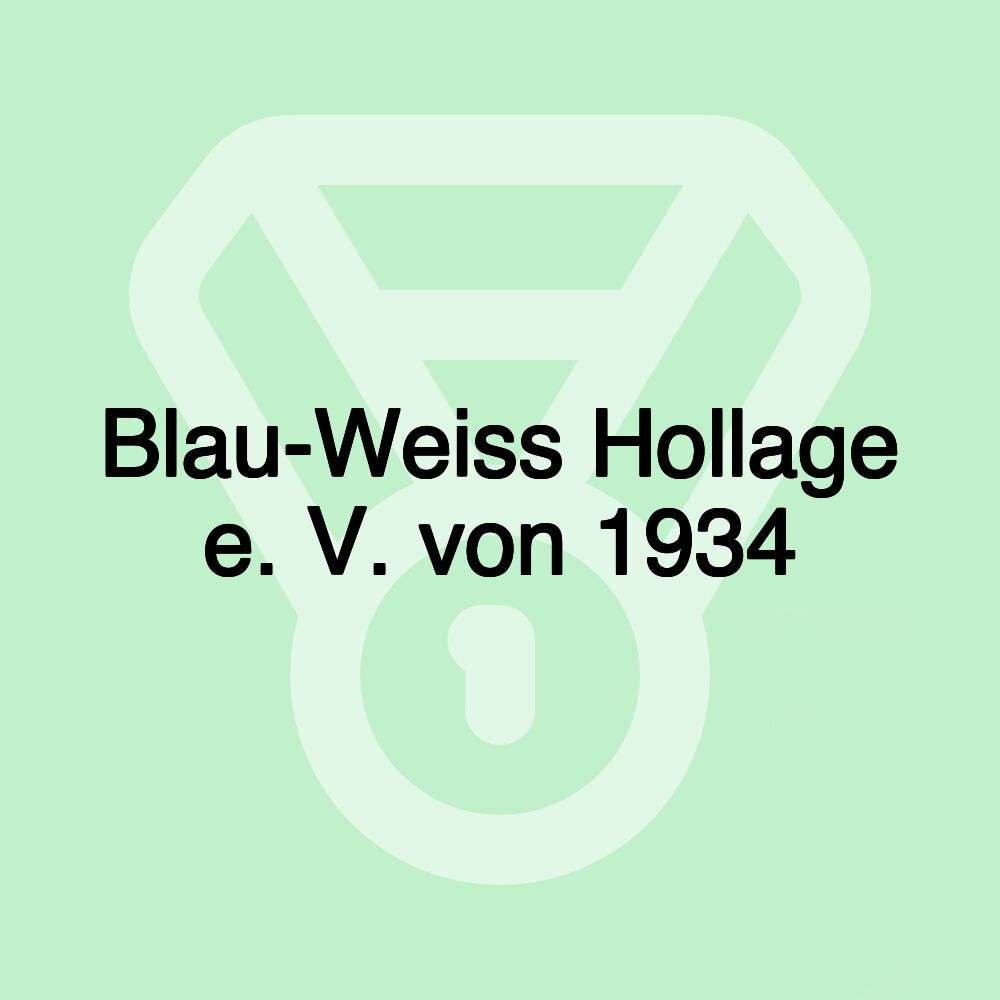 Blau-Weiss Hollage e. V. von 1934