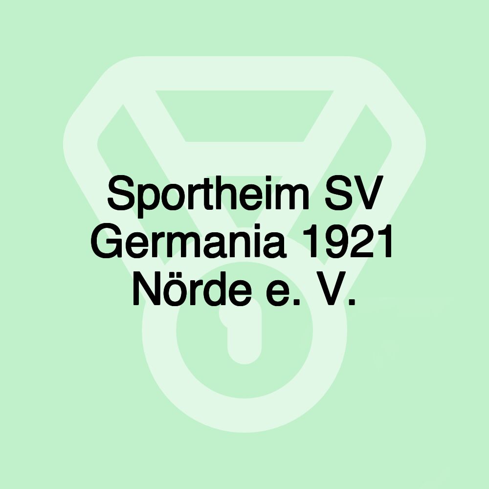 Sportheim SV Germania 1921 Nörde e. V.