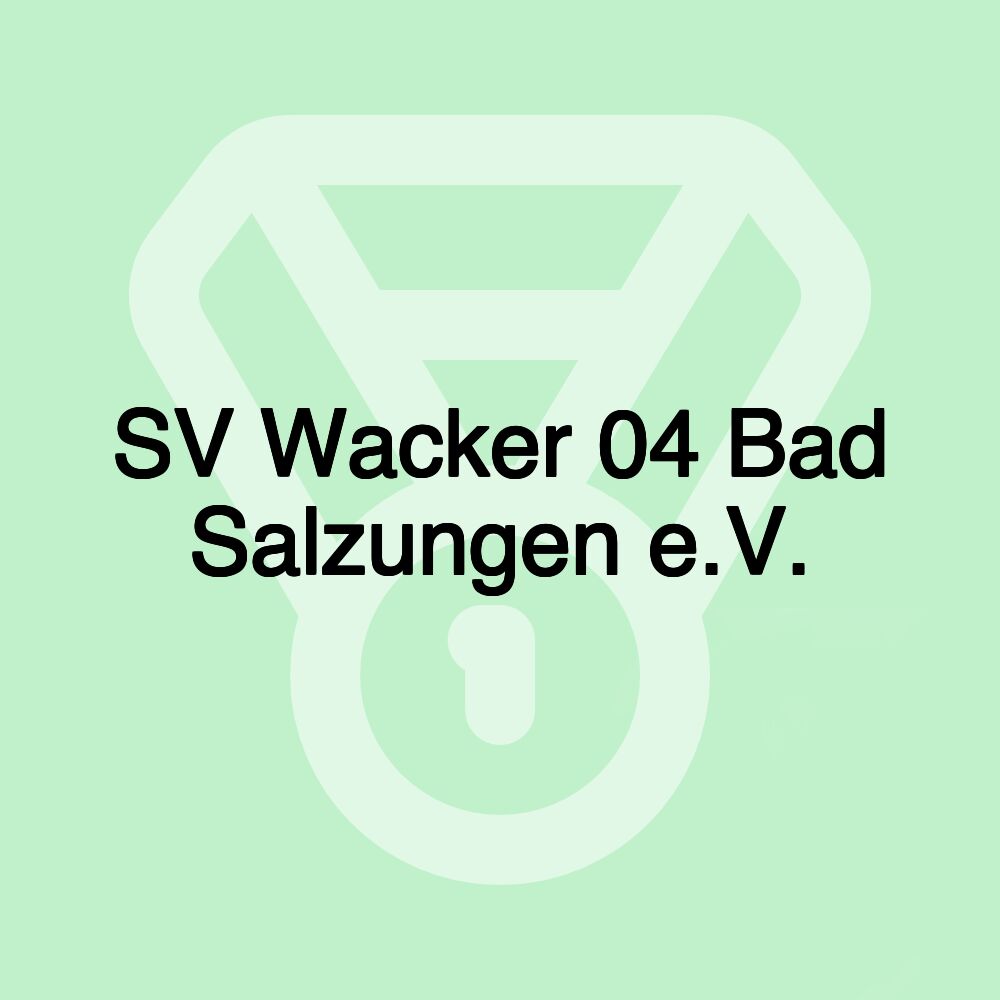 SV Wacker 04 Bad Salzungen e.V.