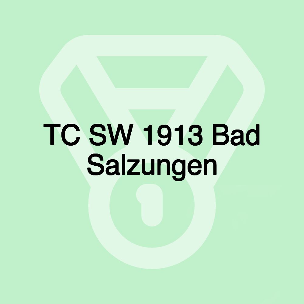 TC SW 1913 Bad Salzungen