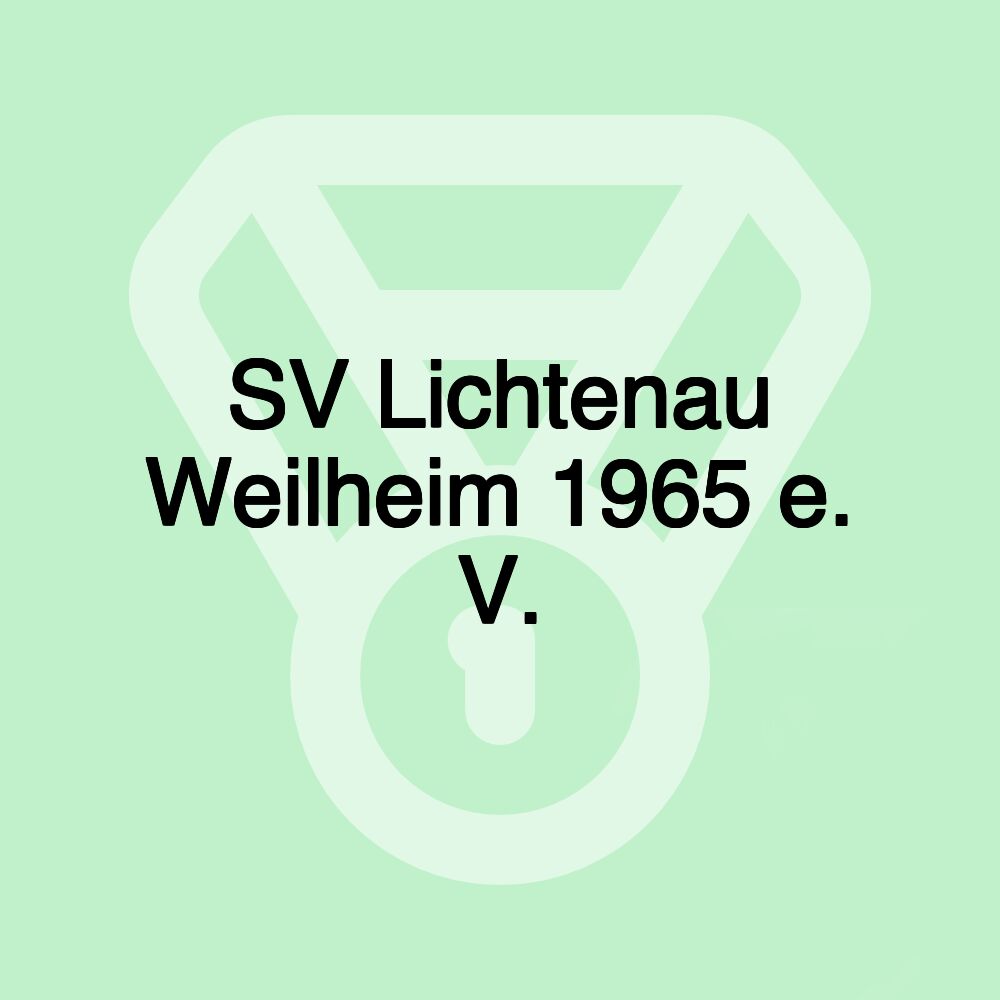 SV Lichtenau Weilheim 1965 e. V.