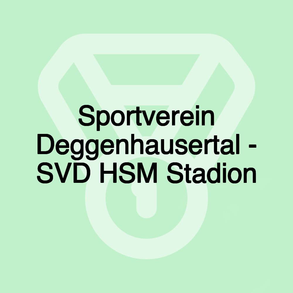 Sportverein Deggenhausertal - SVD HSM Stadion