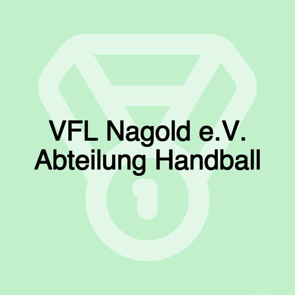 VFL Nagold e.V. Abteilung Handball