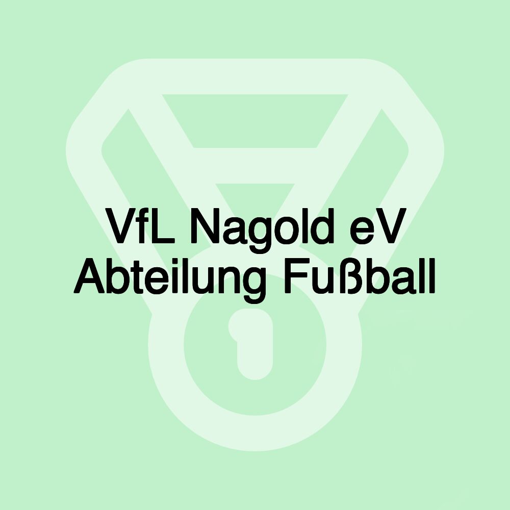 VfL Nagold eV Abteilung Fußball