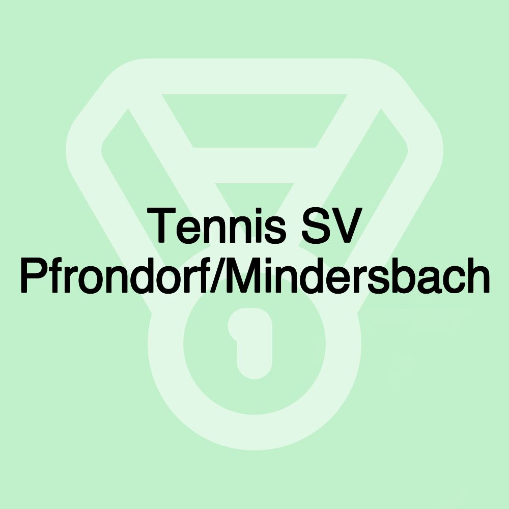 Tennis SV Pfrondorf/Mindersbach