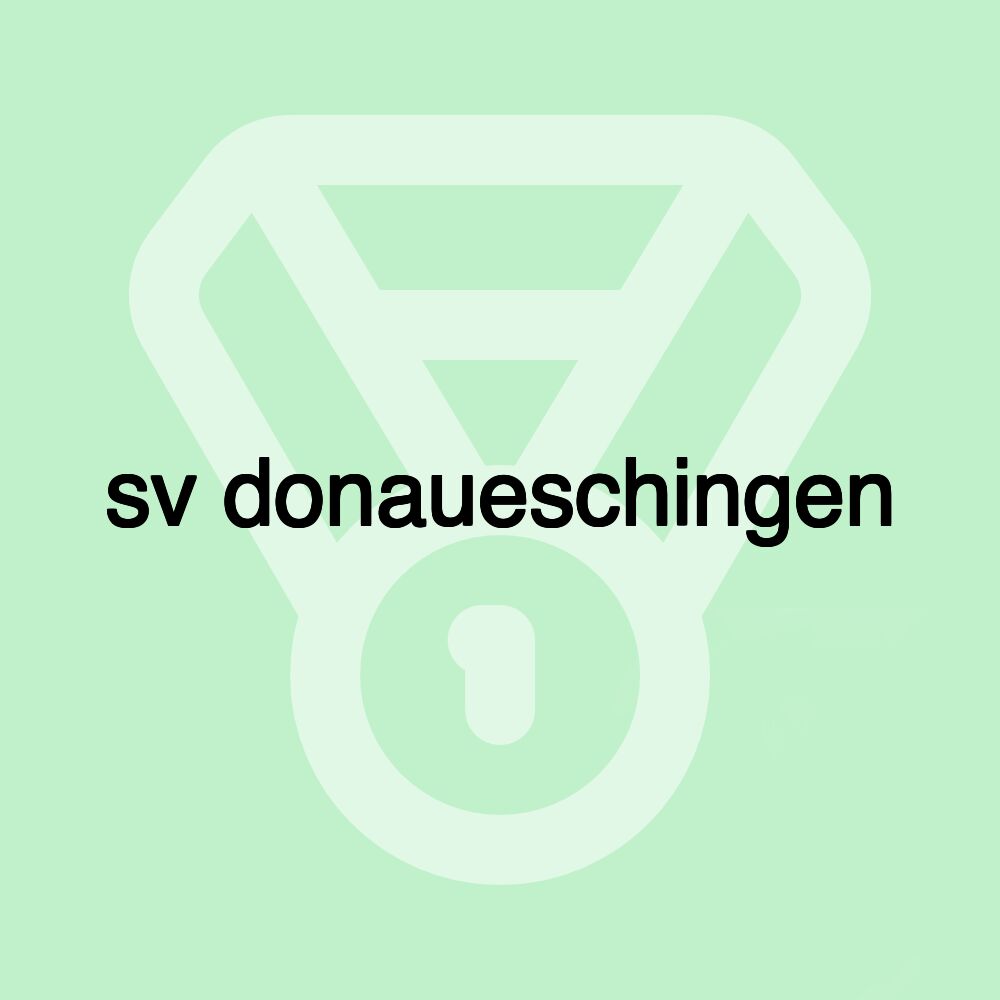 sv donaueschingen