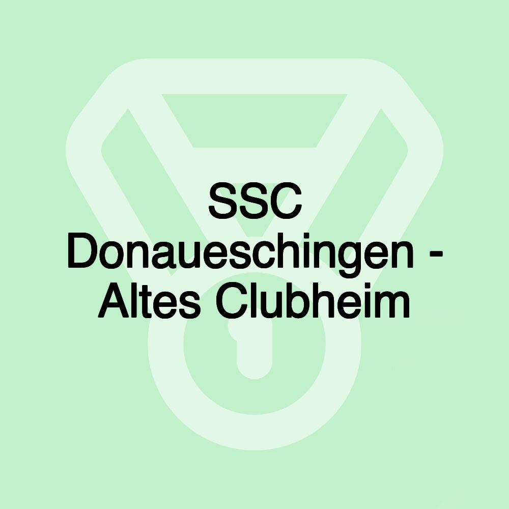 SSC Donaueschingen - Altes Clubheim