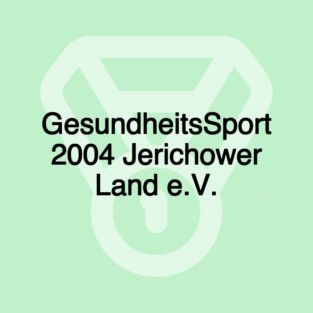 GesundheitsSport 2004 Jerichower Land e.V.