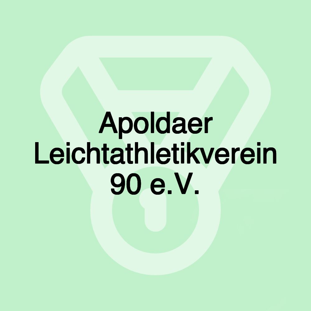 Apoldaer Leichtathletikverein 90 e.V.