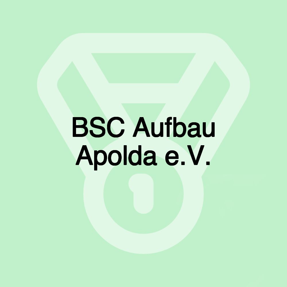 BSC Aufbau Apolda e.V.