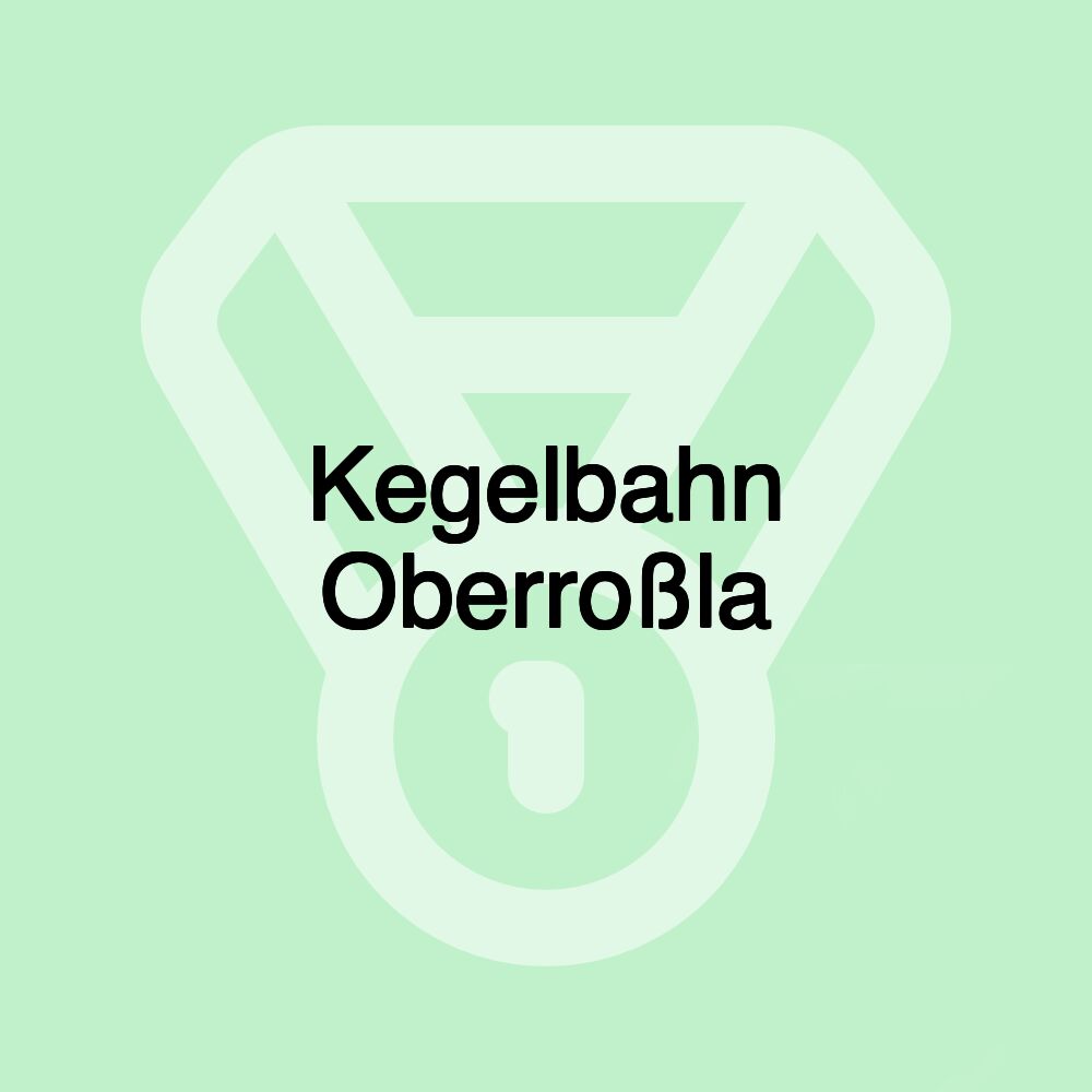 Kegelbahn Oberroßla