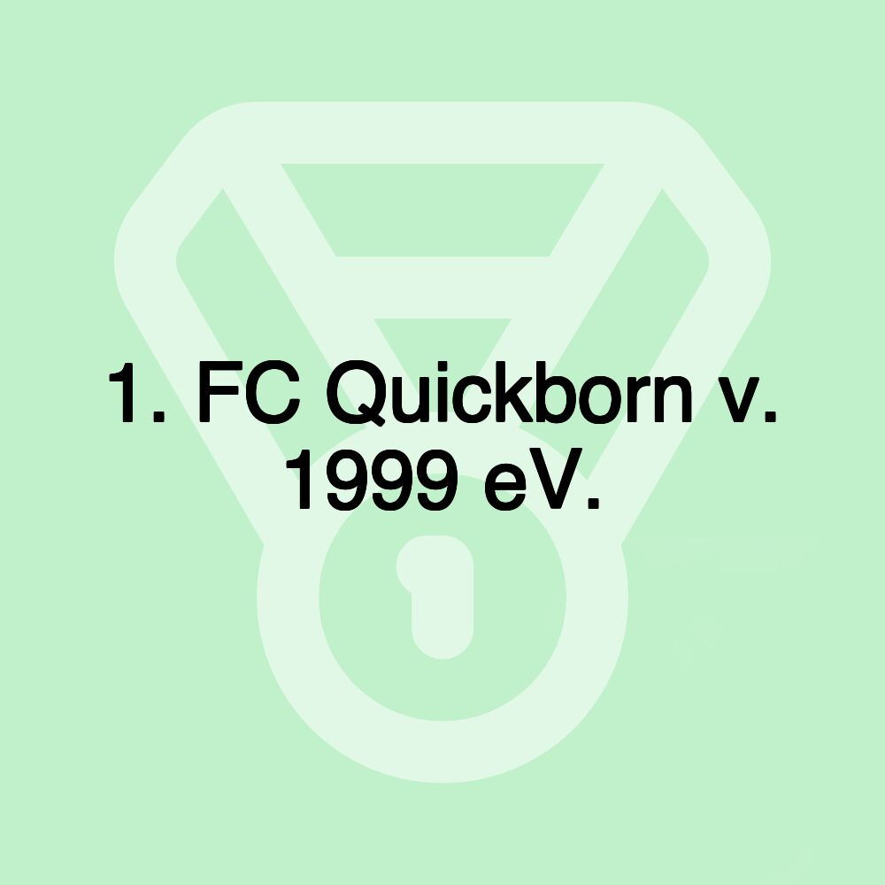 1. FC Quickborn v. 1999 eV.