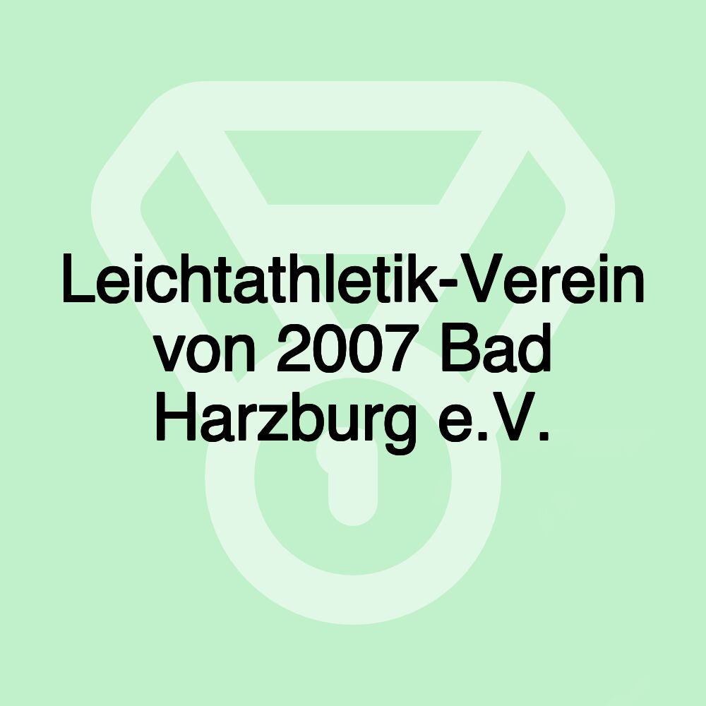 Leichtathletik-Verein von 2007 Bad Harzburg e.V.