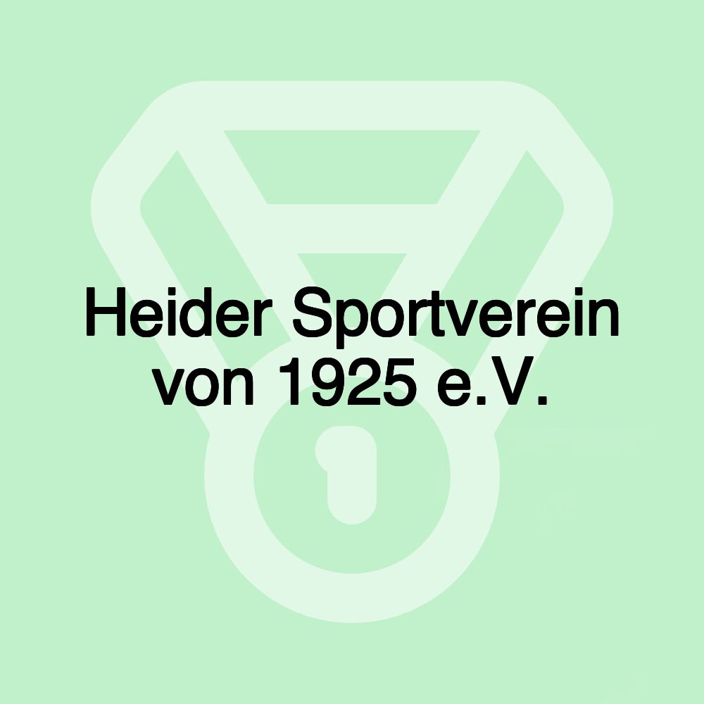 Heider Sportverein von 1925 e.V.