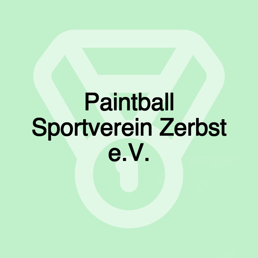 Paintball Sportverein Zerbst e.V.