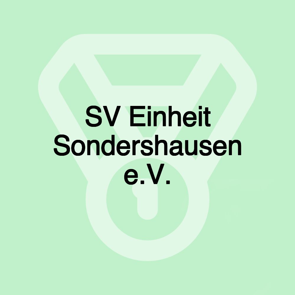 SV Einheit Sondershausen e.V.