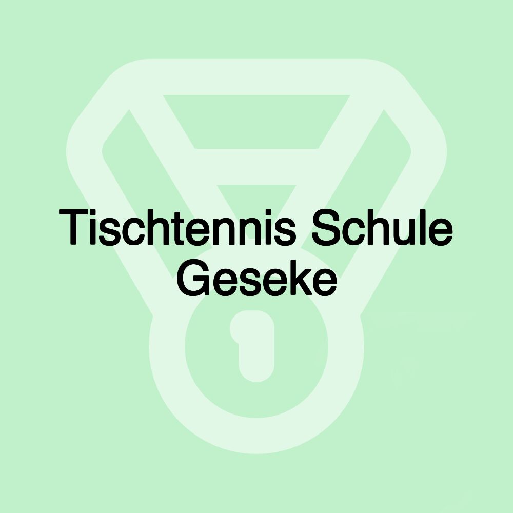 Tischtennis Schule Geseke