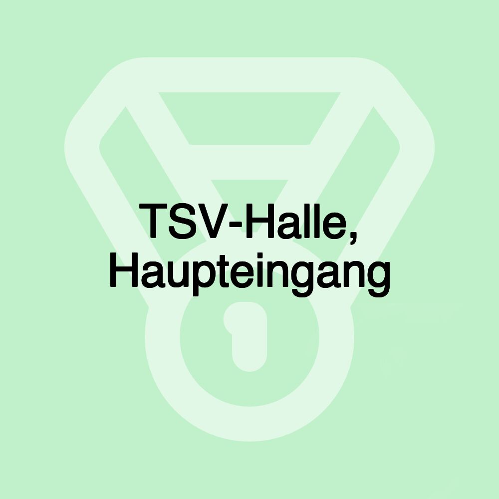 TSV-Halle, Haupteingang