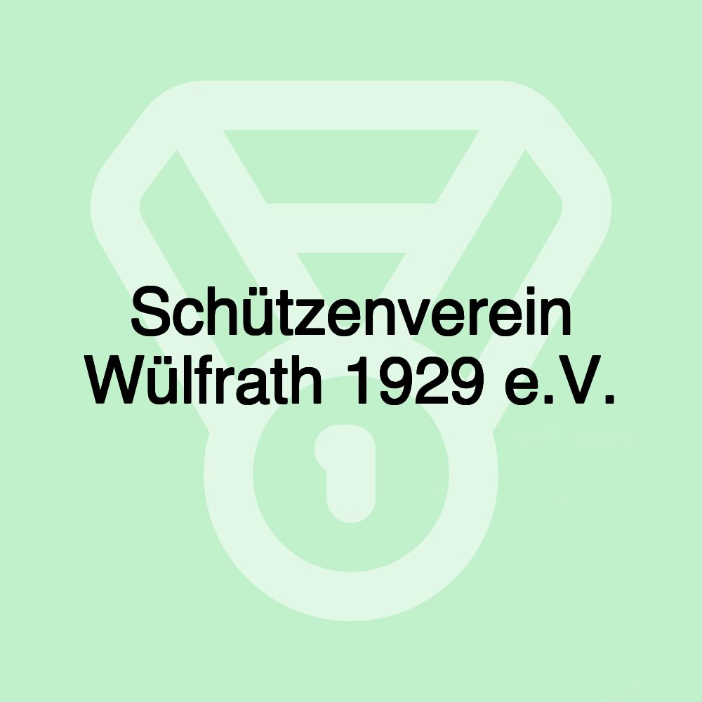 Schützenverein Wülfrath 1929 e.V.