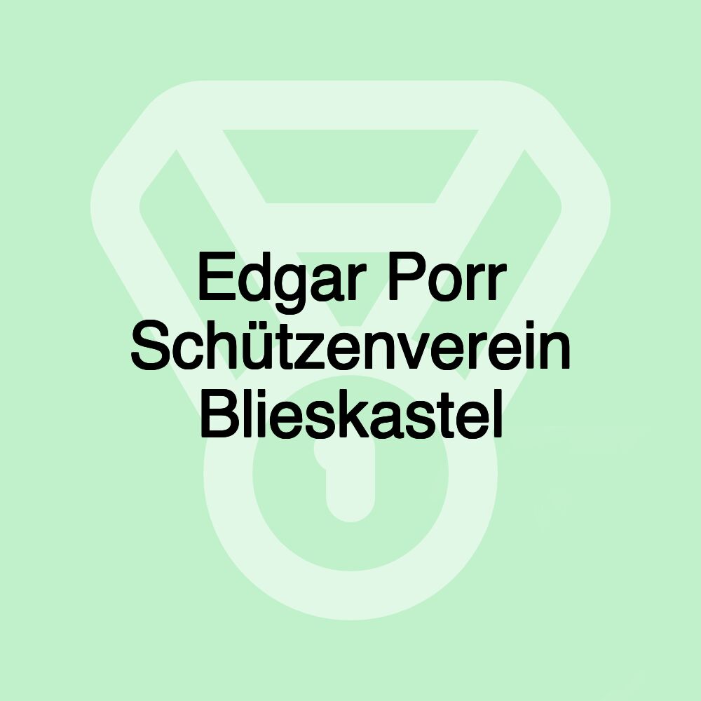 Edgar Porr Schützenverein Blieskastel