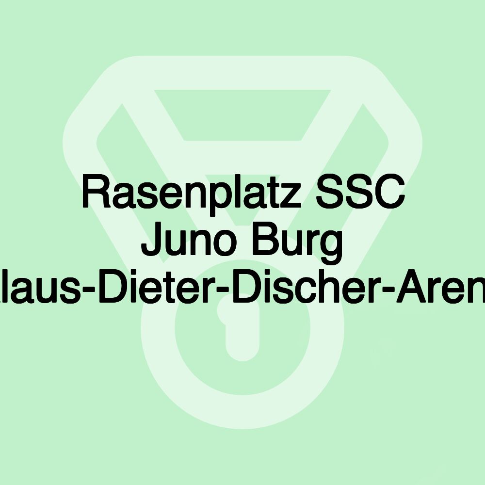 Rasenplatz SSC Juno Burg (Klaus-Dieter-Discher-Arena)