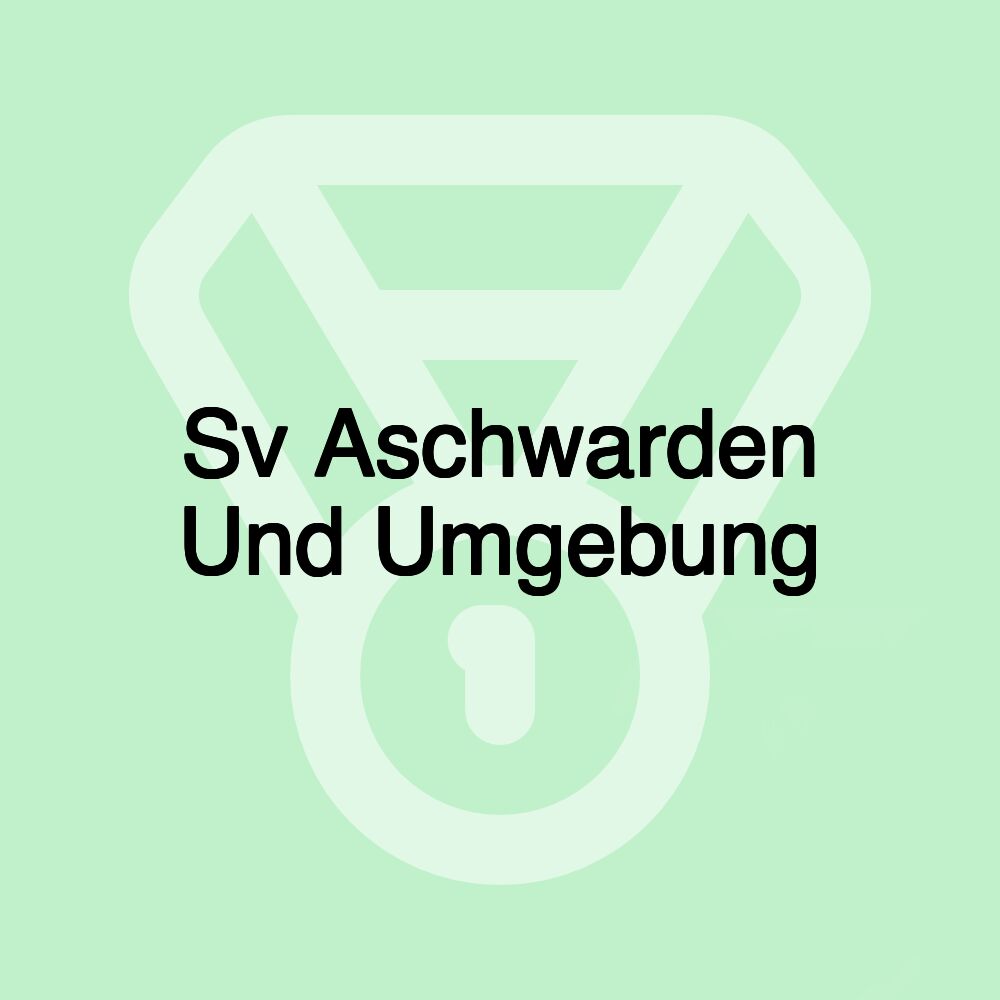 Sv Aschwarden Und Umgebung