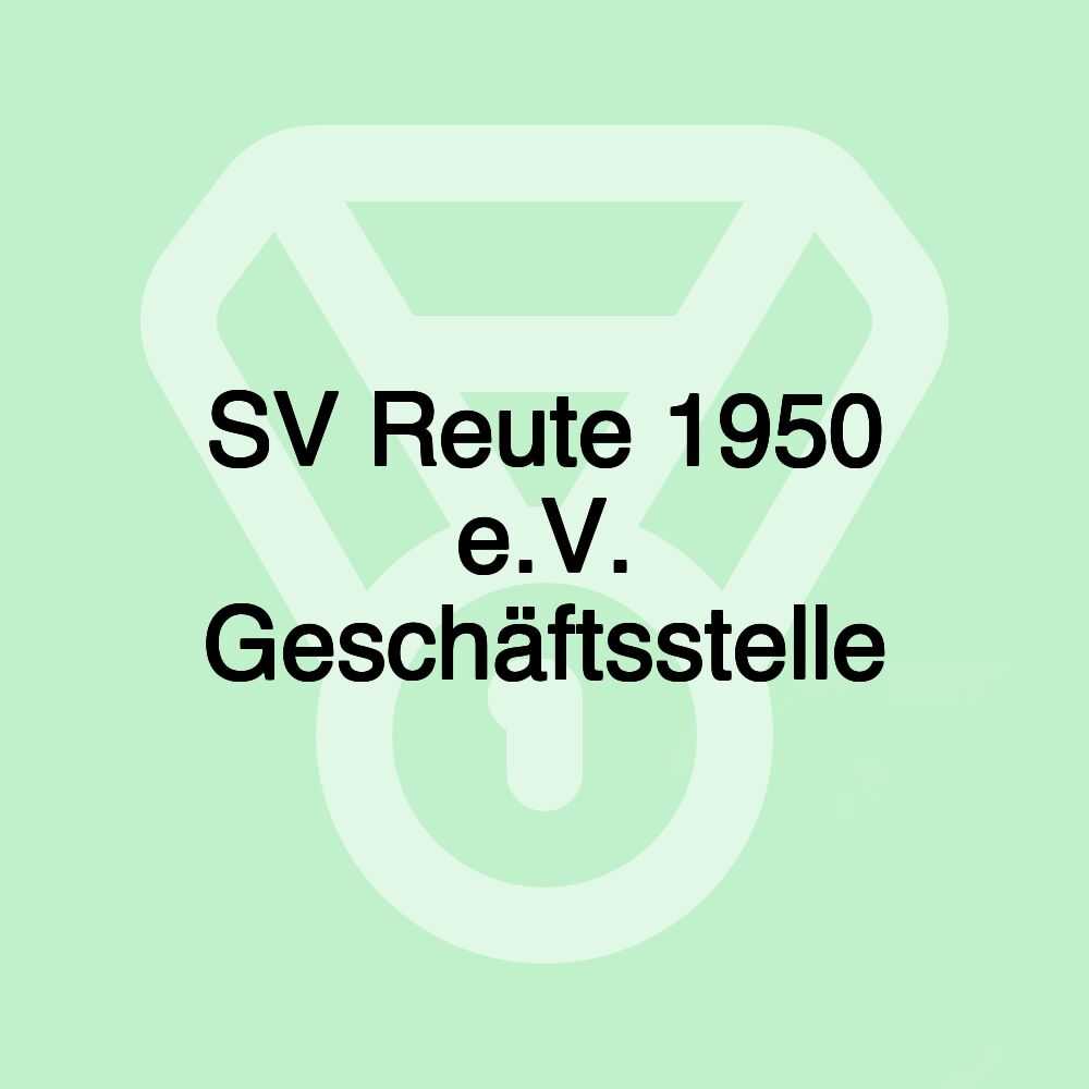 SV Reute 1950 e.V. Geschäftsstelle