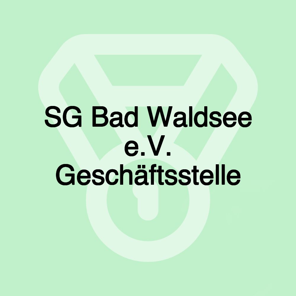 SG Bad Waldsee e.V. Geschäftsstelle