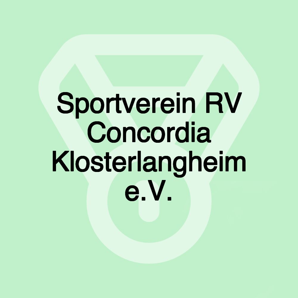 Sportverein RV Concordia Klosterlangheim e.V.