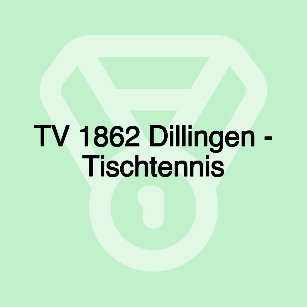 TV 1862 Dillingen - Tischtennis