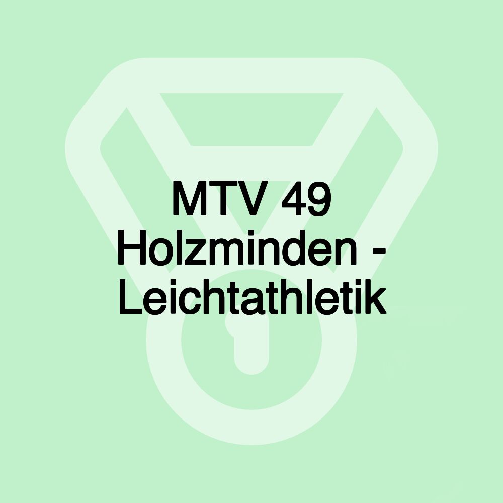 MTV 49 Holzminden - Leichtathletik