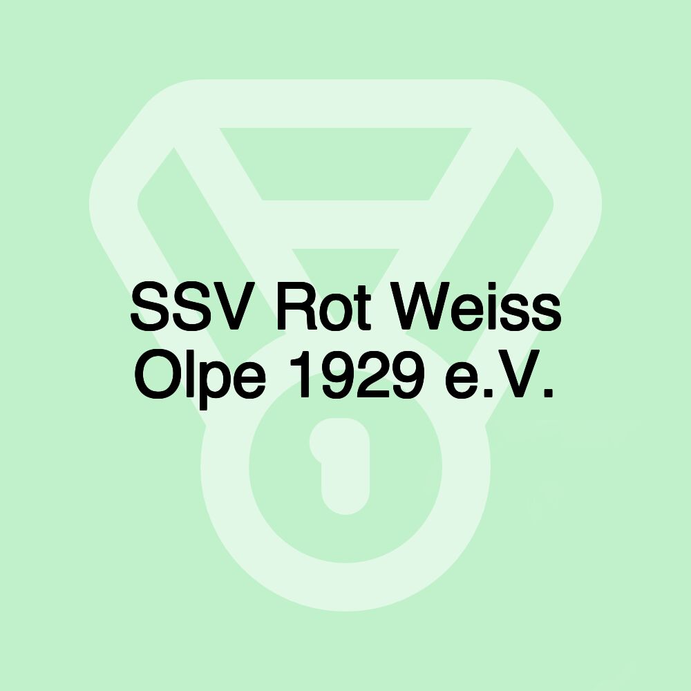 SSV Rot Weiss Olpe 1929 e.V.