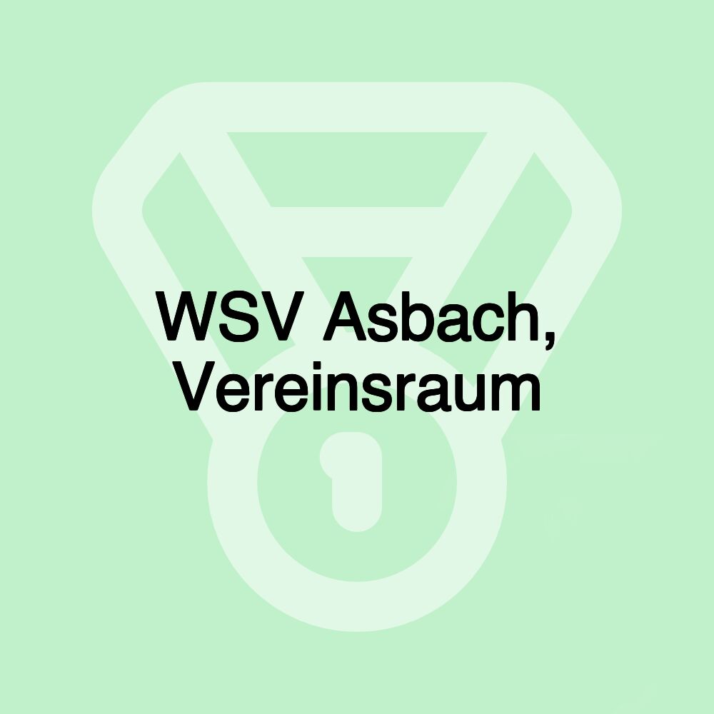 WSV Asbach, Vereinsraum