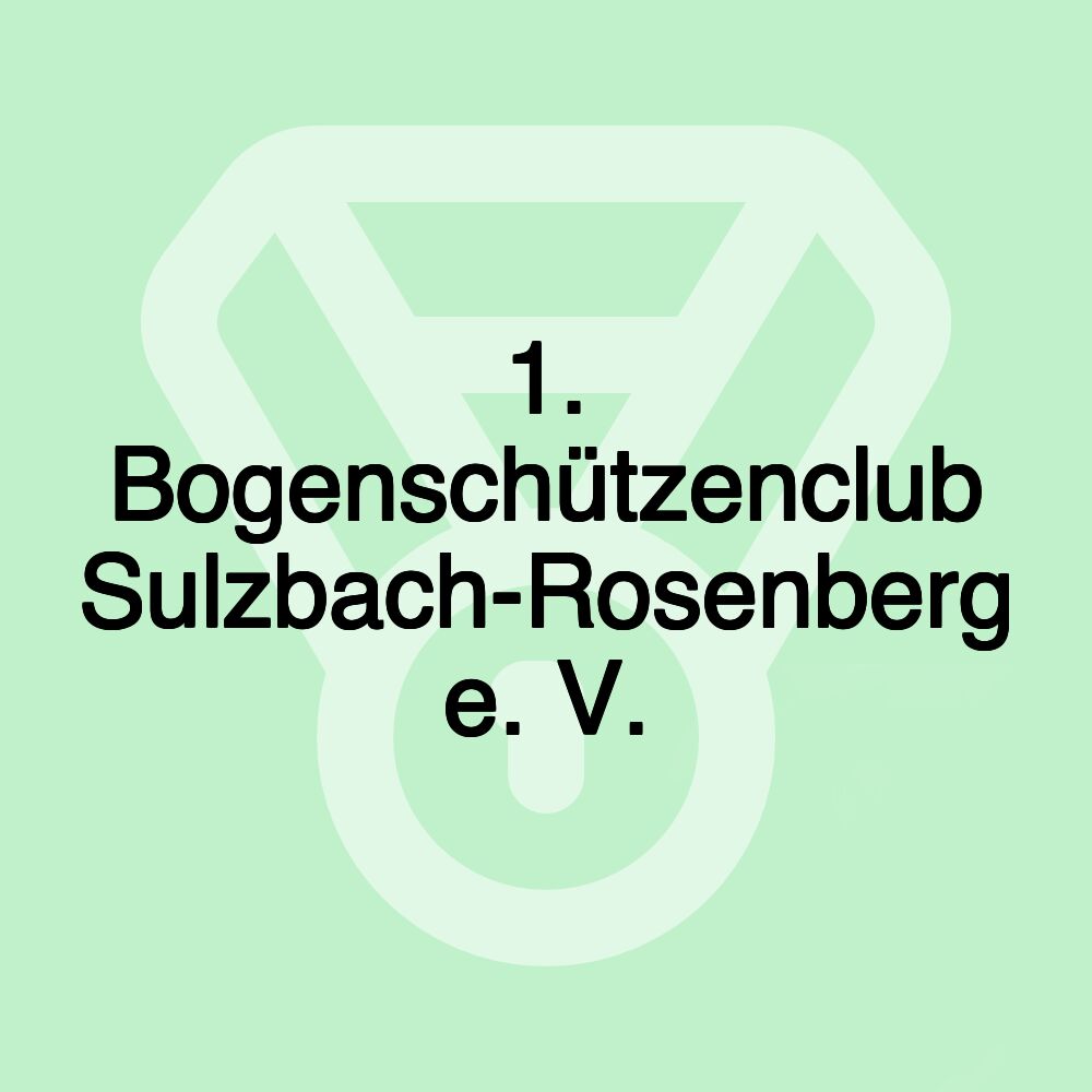 1. Bogenschützenclub Sulzbach-Rosenberg e. V.