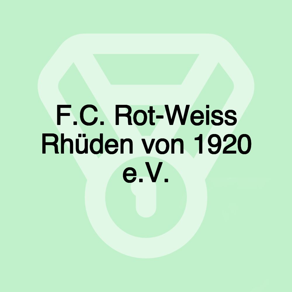 F.C. Rot-Weiss Rhüden von 1920 e.V.