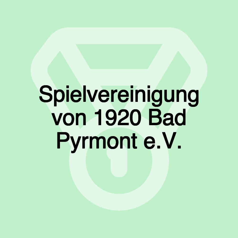 Spielvereinigung von 1920 Bad Pyrmont e.V.