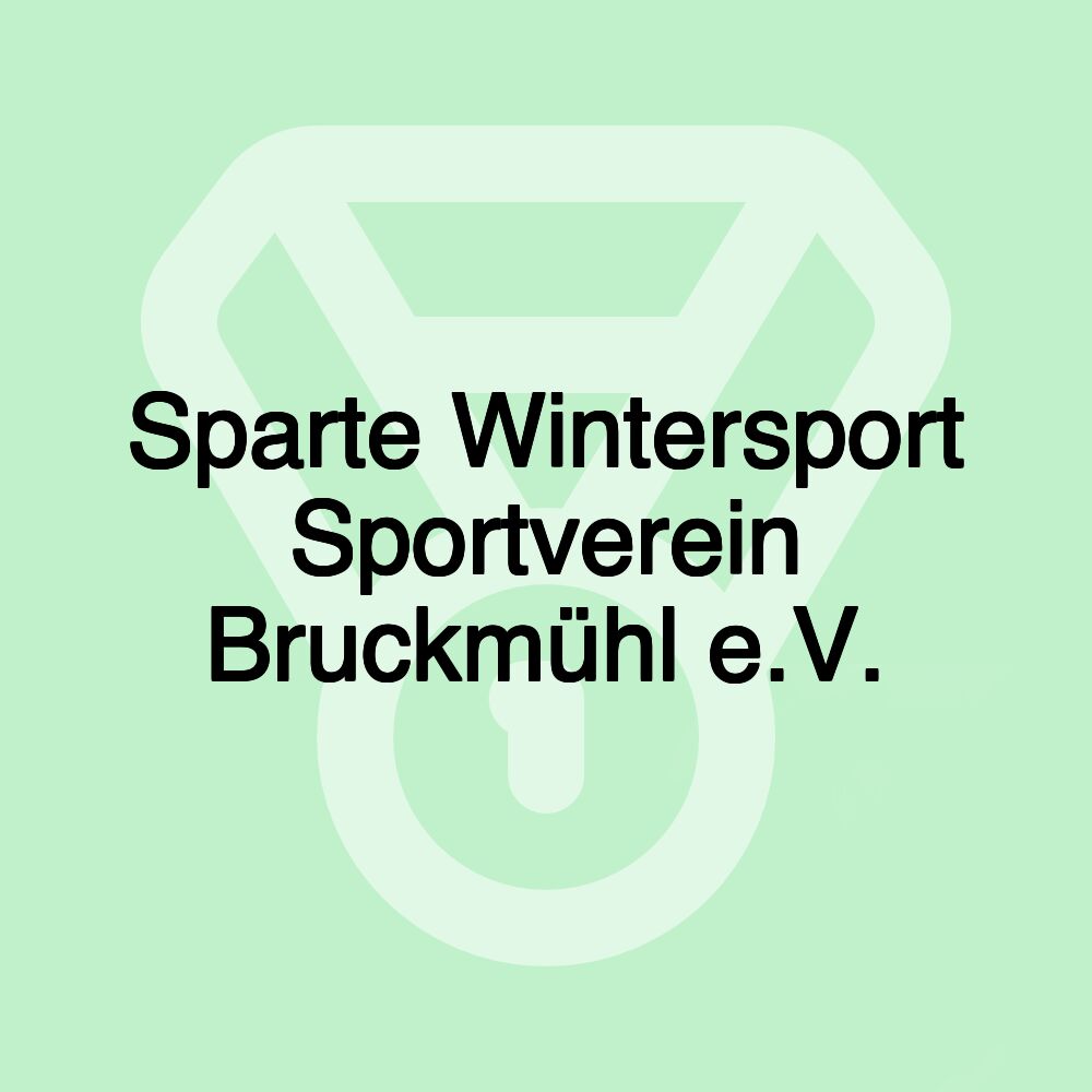 Sparte Wintersport Sportverein Bruckmühl e.V.