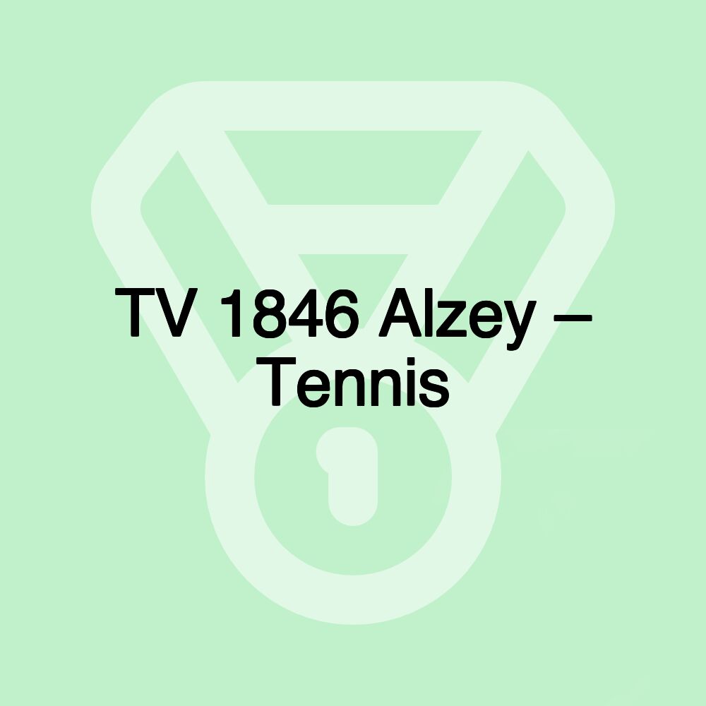 TV 1846 Alzey – Tennis