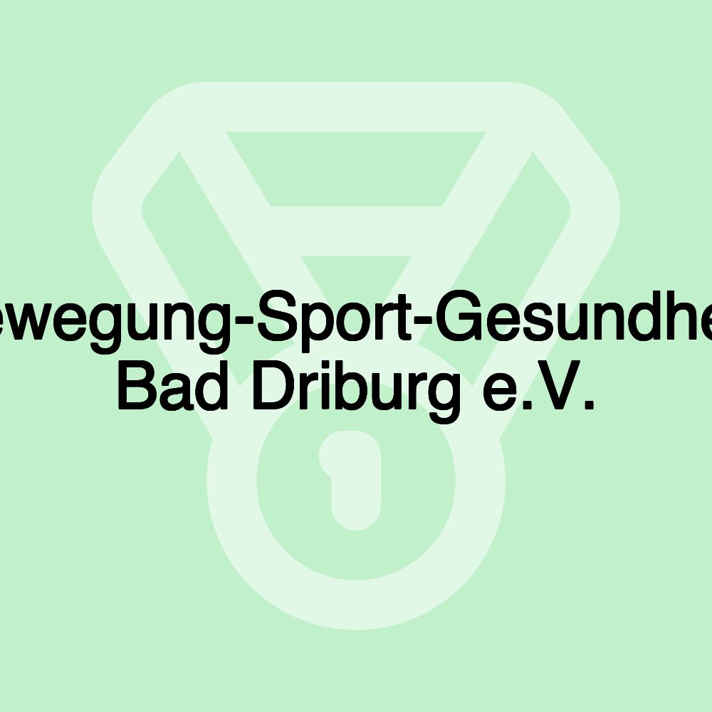 Bewegung-Sport-Gesundheit, Bad Driburg e.V.