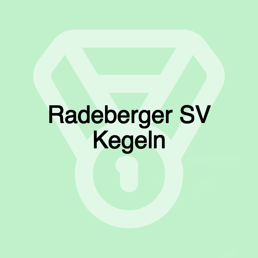 Radeberger SV Kegeln