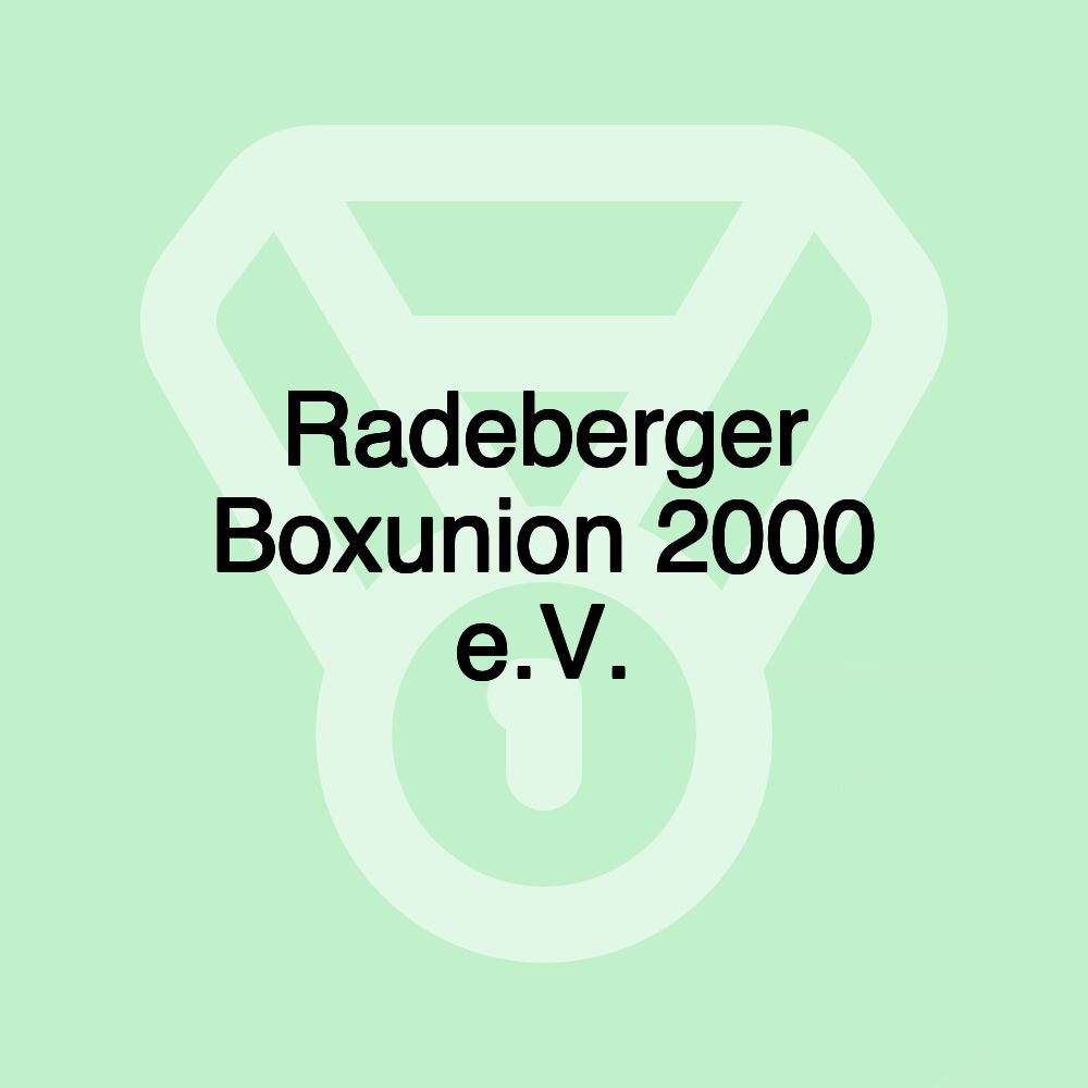 Radeberger Boxunion 2000 e.V.