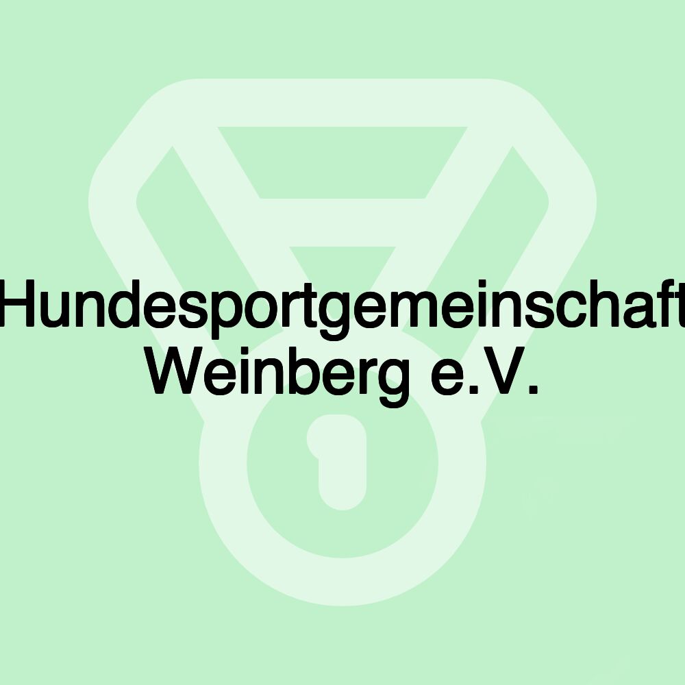 Hundesportgemeinschaft Weinberg e.V.