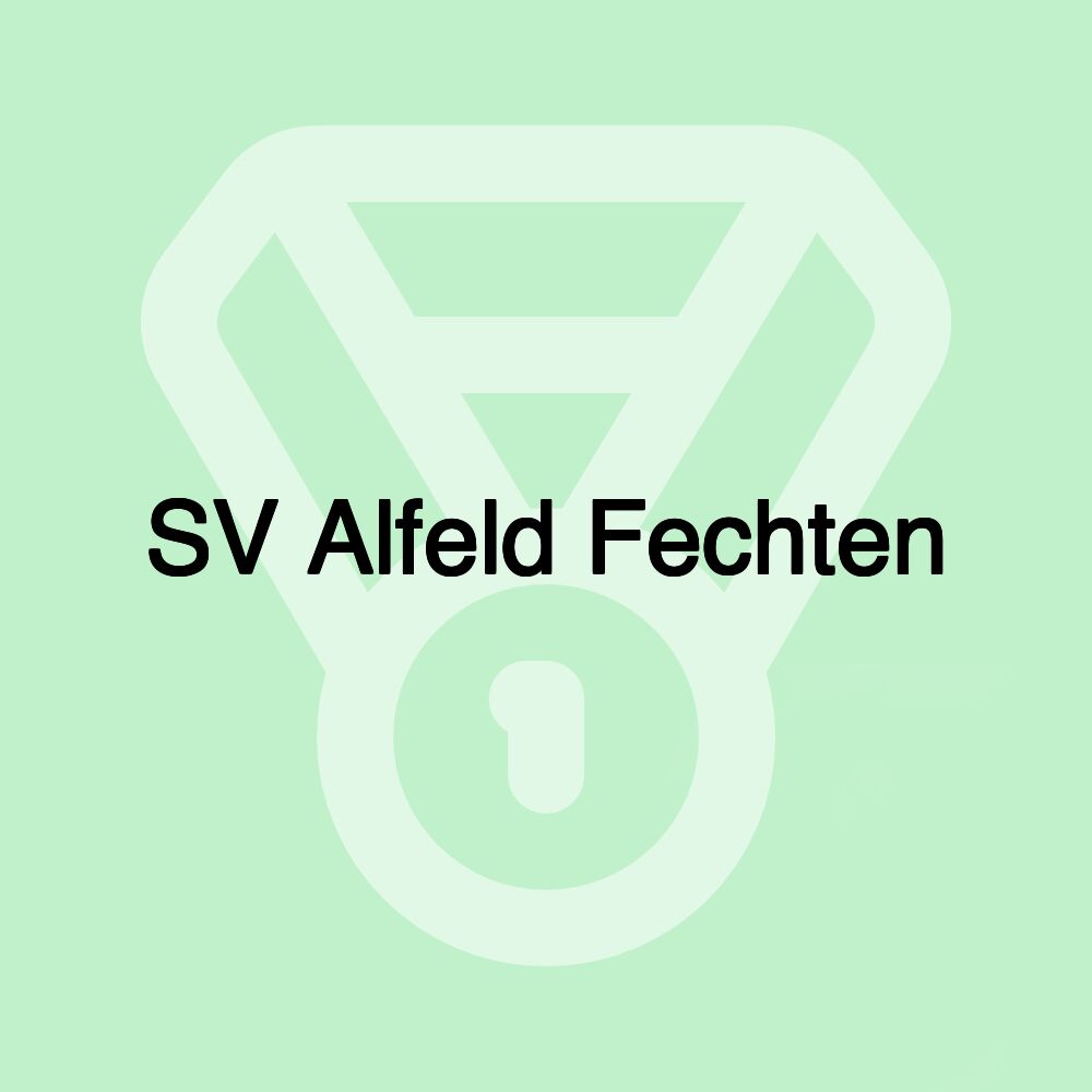 SV Alfeld Fechten